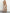 Champagne Halter Neck Lace Twist Satin Midi Dress