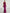Plum 3D Flower Fishtail Halter Neck Maxi Dress