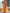 Orange Floral Chiffon Wrap Maxi Dress
