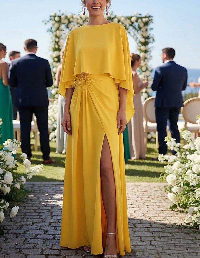 Sage Green One Shoulder Chiffon Ribbon Fishtail Maxi Dress