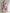 White Base With Rose Red Stand Up Collar Midi Dress