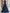 Navy Blue Lace Bodice Chiffon Maxi Dress