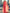 Orange Red One Shoulder Chiffon Ribbon Maxi Dress