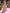 Pink One Shoulder Ruffled Train Chiffon Maxi Dress