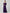 Deep Purple Off Shoulder Lantern Sleeve Chiffon Maxi Dress