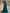 Teal Green Lace Bodice Chiffon Maxi Dress