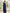 Navy Blue Off Shoulder Ribbon Twisted Chiffon Maxi Dress