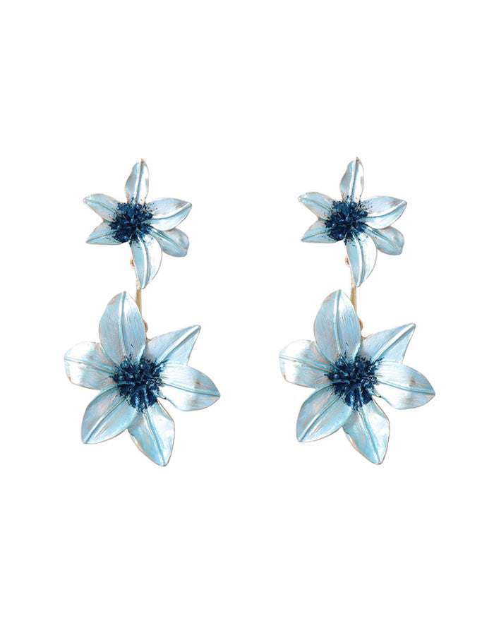 Patchwork Flower Earrings