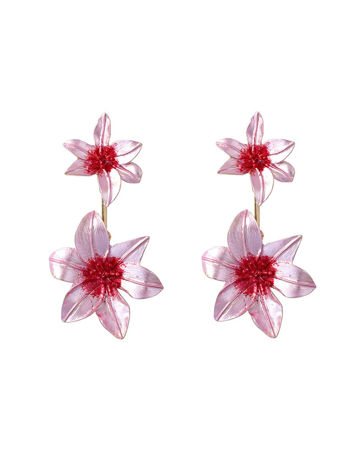 Patchwork Flower Earrings