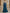 Blue V-Neck Mesh Puff Sleeves With Satin Trim Maxi Dress
