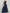 Navy One-Shoulder Ruffled Tulle Maxi Dress