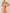Coral Pink Halter Neck Deep V 3D Floral Chiffon Maxi Dress