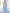 Sky Blue One-Shoulder High-Neck Ruched Chiffon Maxi Dress