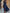 Navy Blue One-Shoulder Pleated Satin Asymmetric Midi Dress