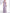 Lavender Purple Mesh Embroidered Short Sleeved Satin Belt Maxi Dress