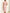 Pink Blended Asymmetrical Neckline Midi Dress