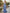 Blue Deep V-Neck Chiffon Maxi Dress