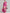 Rose Pink Floral Chiffon Maxi Dress