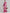 Rose Pink Floral Chiffon Maxi Dress