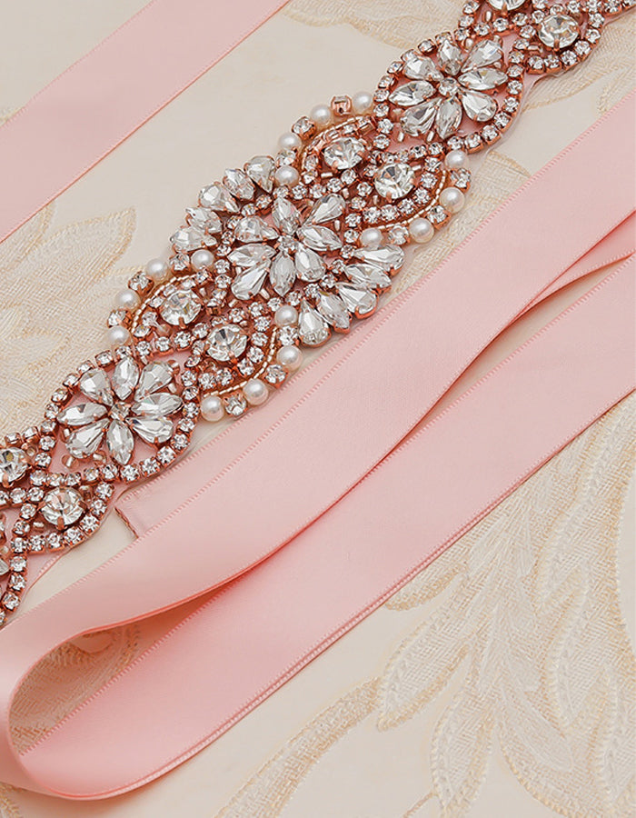 Rhinestone Appliqué Waistband