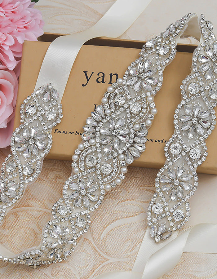 Rhinestone Appliqué Waistband