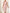 Pink Blended Asymmetrical Neckline Midi Dress
