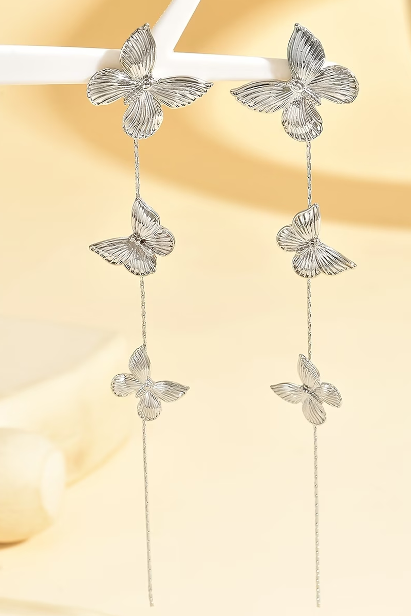 Butterfly Tassel Earrings