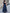 Blue Satin Asymmetrical One Shoulder Maxi Dress