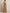 Camel Colored Off Shoulder Pleated Chiffon Maxi Dress