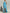 Blue Asymmetrical One Shoulder Drape Maxi Dress
