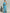 Blue Asymmetrical One Shoulder Drape Maxi Dress