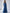 Blue Polka Dot Tulle Off Shoulder Design Maxi Dress