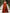 Orange Deep V-Neck Shawl Sleeves With Pleated Chiffon Maxi Dress