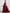 Burgundy Strapless Ruffled Organza Maxi Dress