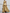 Gold High-necked Ruffled Satin Maxi Dress