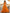 Orange One Shoulder Pleated Chiffon Maxi Dress