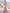 Pink Watercolor Floral Print One Shoulder Chiffon Maxi Dress