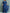Navy Blue Round Neck Appliqué Twisted Ruffle Chiffon Maxi Dress