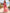 Pink Floral Watercolor Print Chiffon Maxi Dress