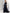 Navy Blue Sequined Square Neck Maxi Dress