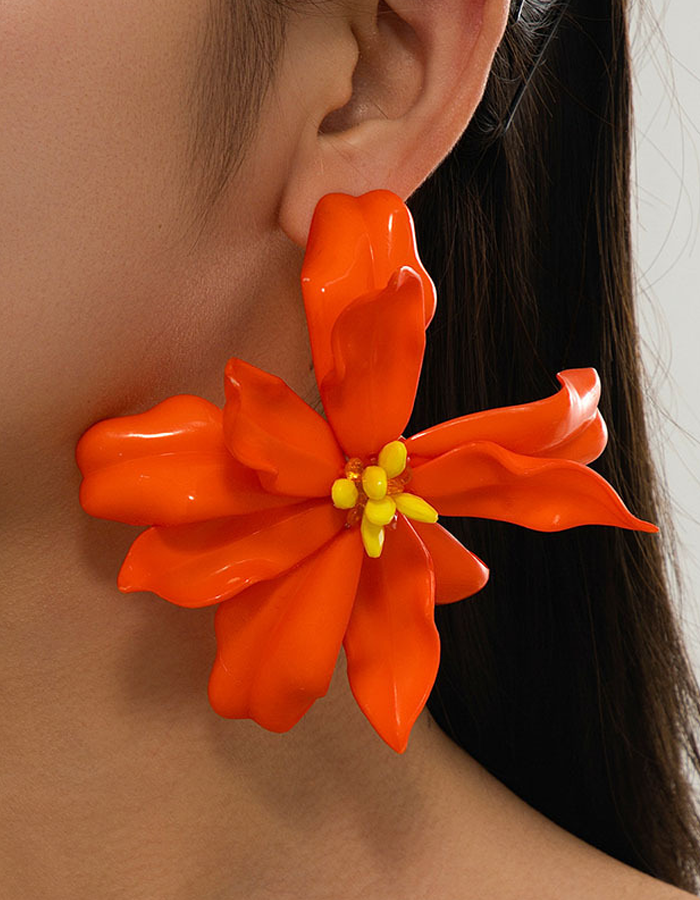3D Flowers Earrings