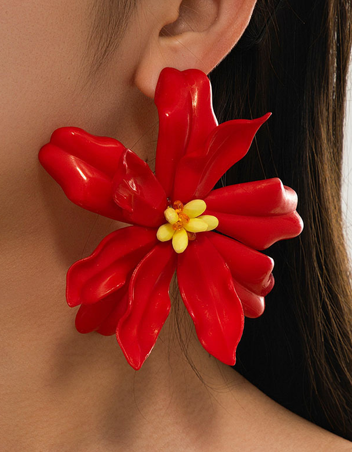3D Flowers Earrings