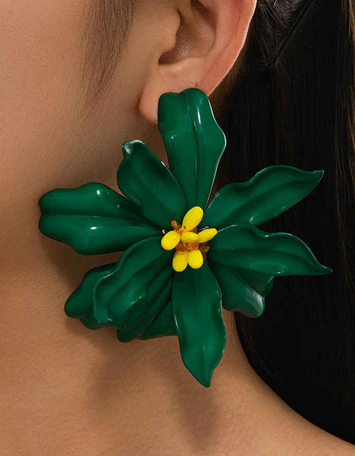 3D Flowers Earrings