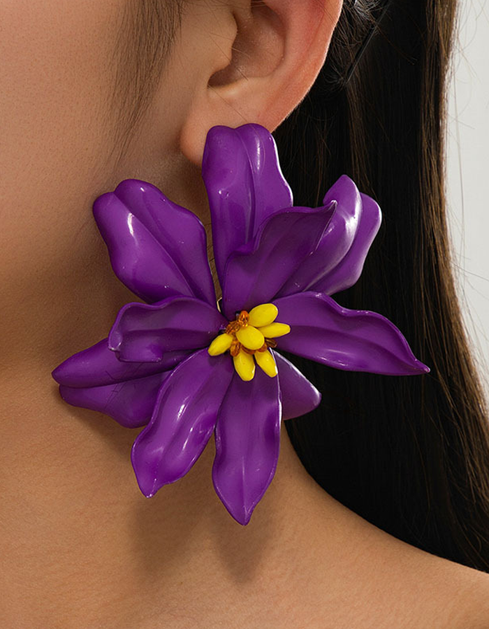 3D Flowers Earrings