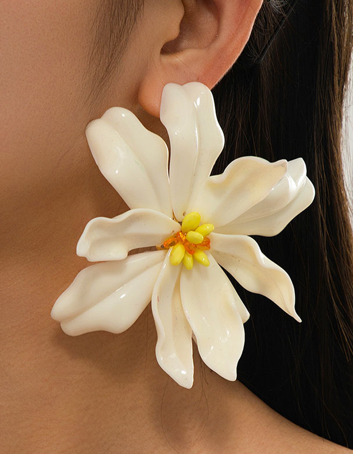 3D Flowers Earrings