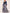 Cowl Neck Puff Sleeve Belted 3D Flower Leaf Print Chiffon Maxi Dress