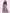 Cowl Neck Puff Sleeve Belted 3D Flower Leaf Print Chiffon Maxi Dress
