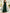 Green Tulle Off Shoulder Ruffle Sleeves Maxi Dress