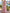 Pink Watercolor Floral Print Chiffon Maxi Dress