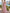Pink Watercolor Floral Print Chiffon Maxi Dress
